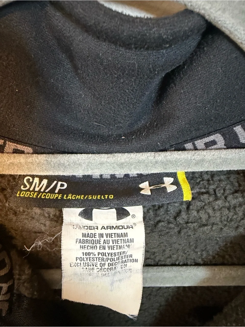 Under Armour Black & Gray Half-Zip Pullover